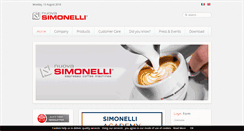 Desktop Screenshot of nuovasimonelli.it